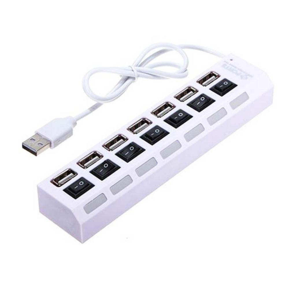 USB Hub 7 Port 2.0 With Switch - Techlojee