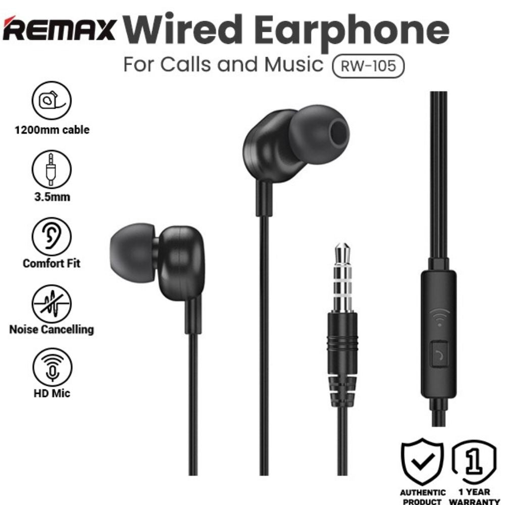 Remax Stereo Handsfree Rw 105 - Techlojee