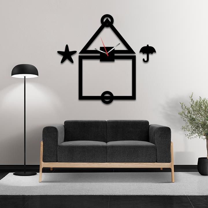 wooden wall clock-12