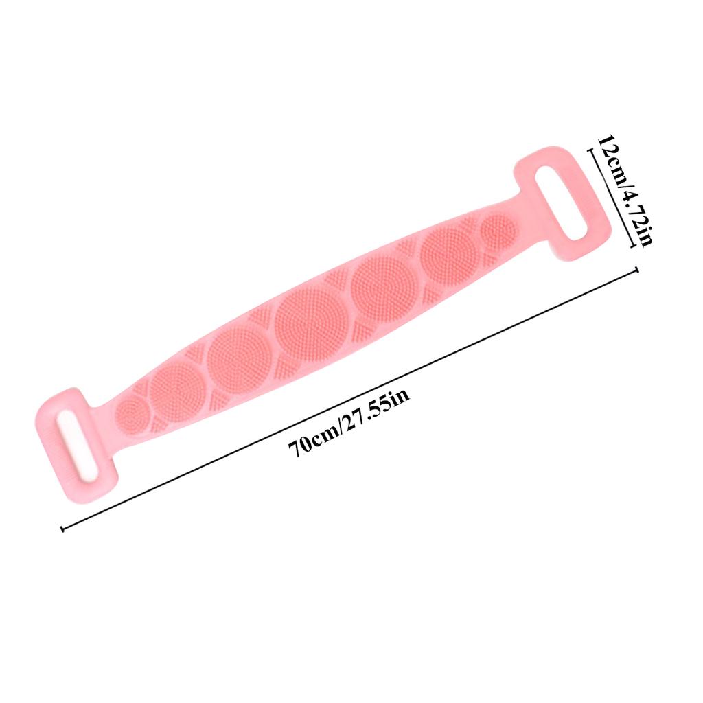 Silicone Body Wash , Body Scrubber Belt With Double Side