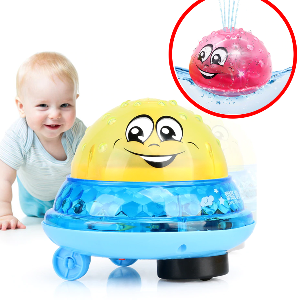 Bath Toys Spray Water Light Rotate with Shower Pool Kids Toys