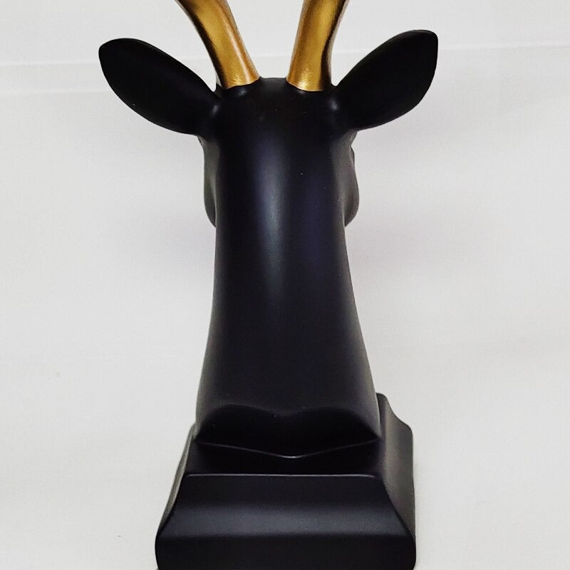 Luxurious Deer Head Figure
