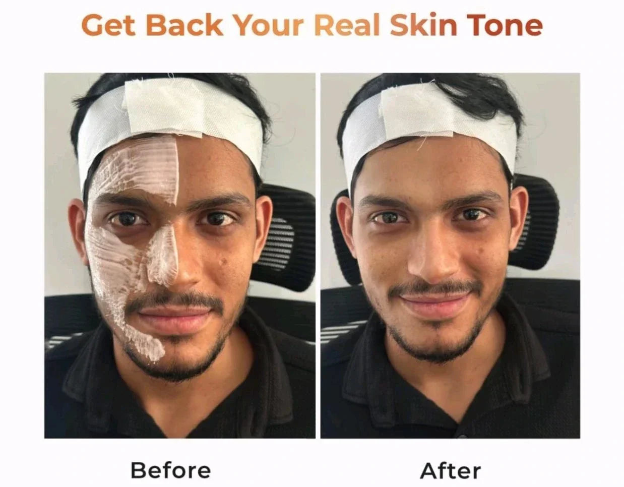 Men's Enzyme De-Tan Face Pack