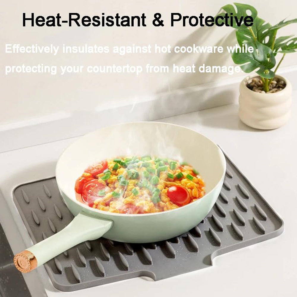 DrainDry Silicone Kitchen Mat