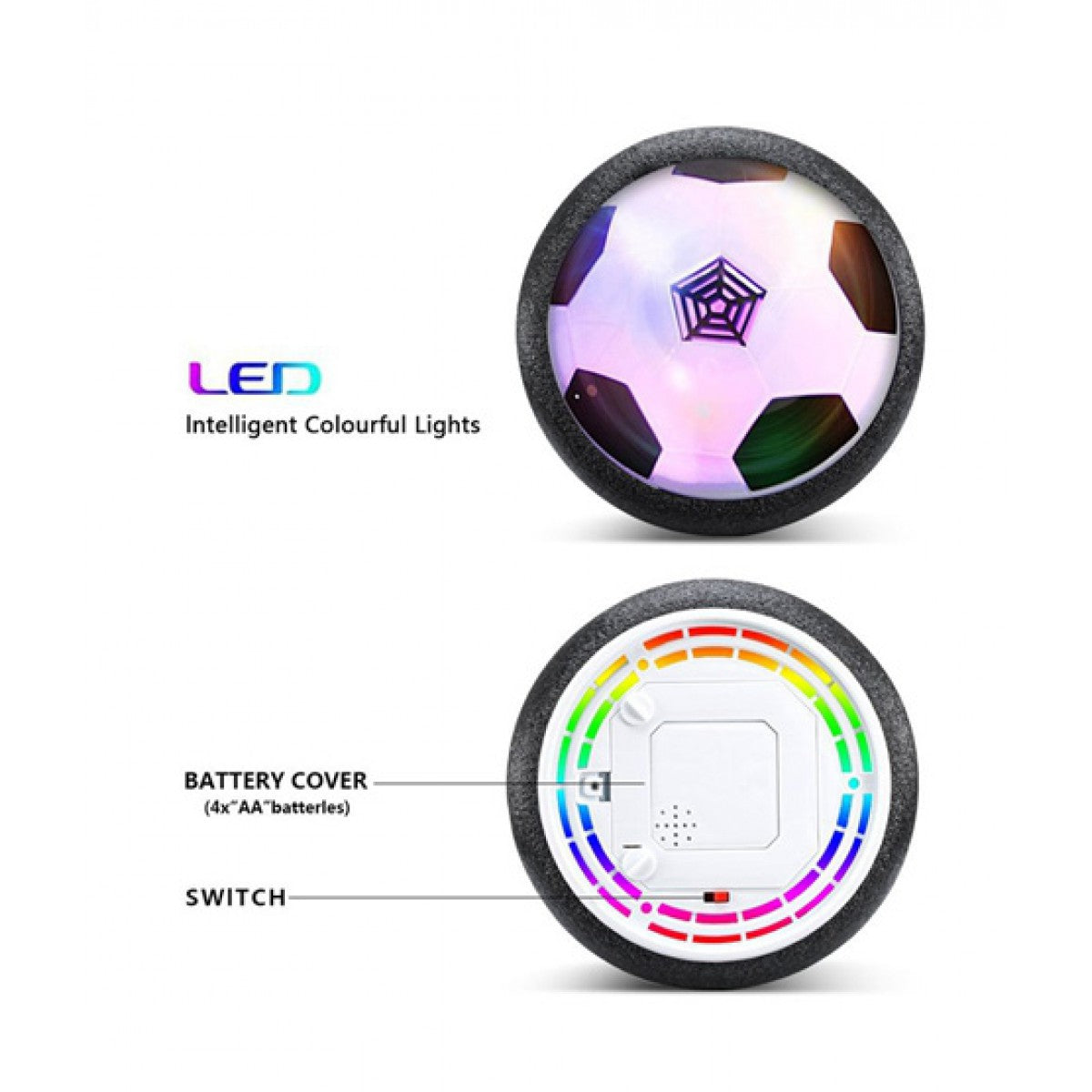 Football Air Power Hover Soccer For Kids