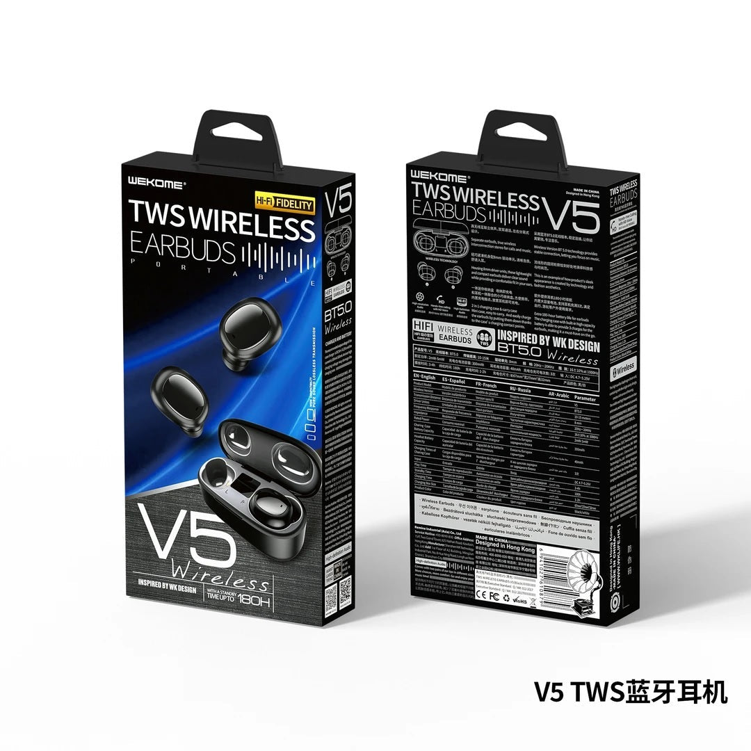 Remax V5 TWS Wireless Earbuds With Display - Techlojee