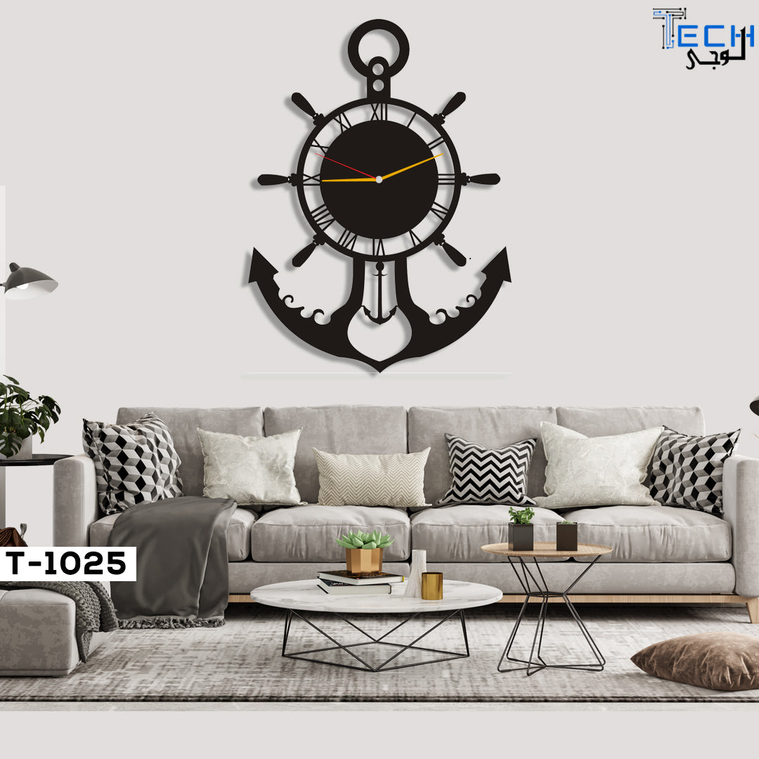 Wooden wall clock T-1025