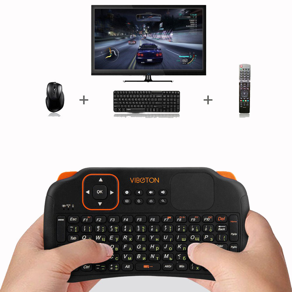 Viboton Touch Pad Wireless Keyboard Mouse S1 - Techlojee